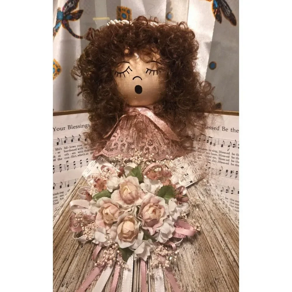Handcrafted Hymn Book Angel 11